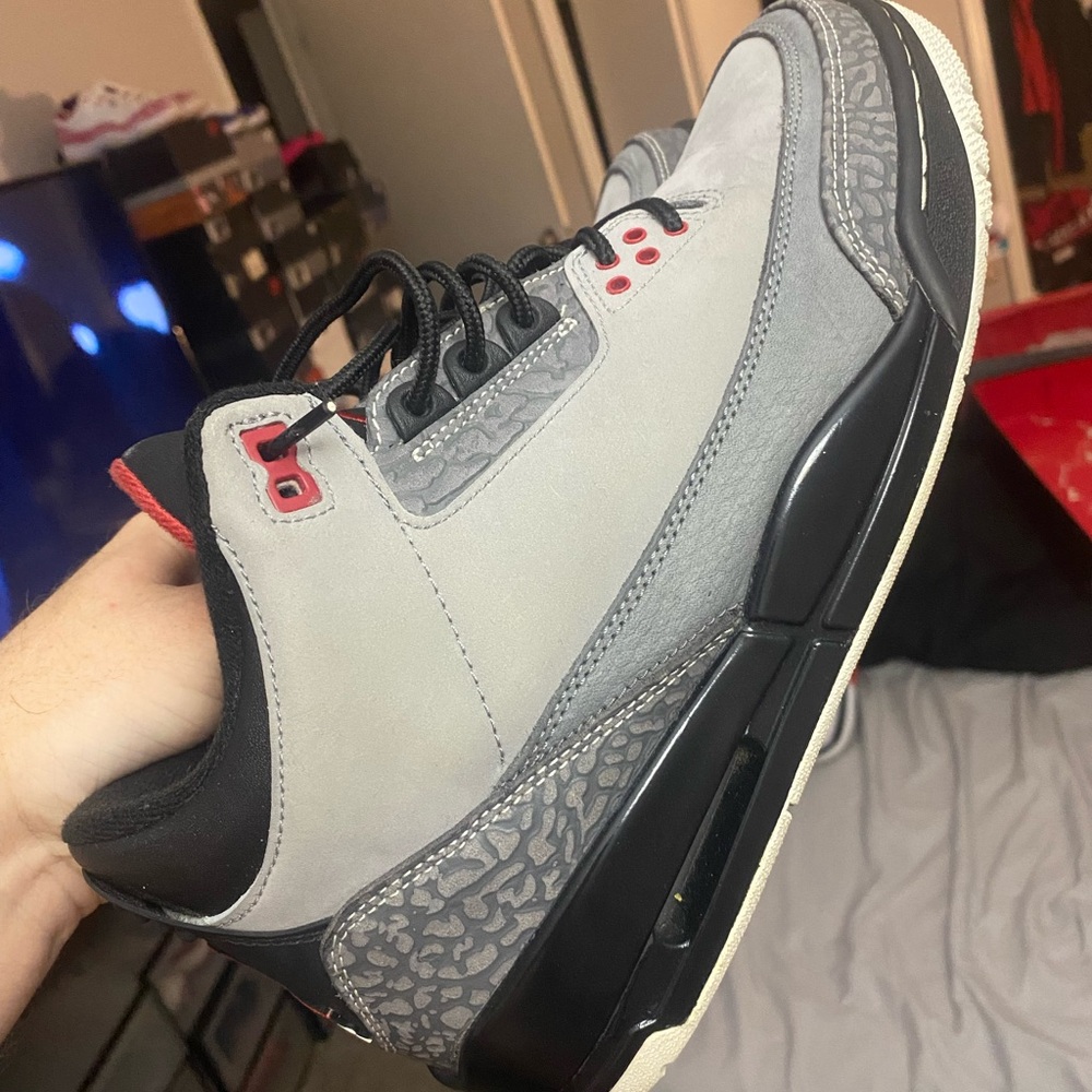 Jordan Air Jordan 3 Retro Stealth Black and Red